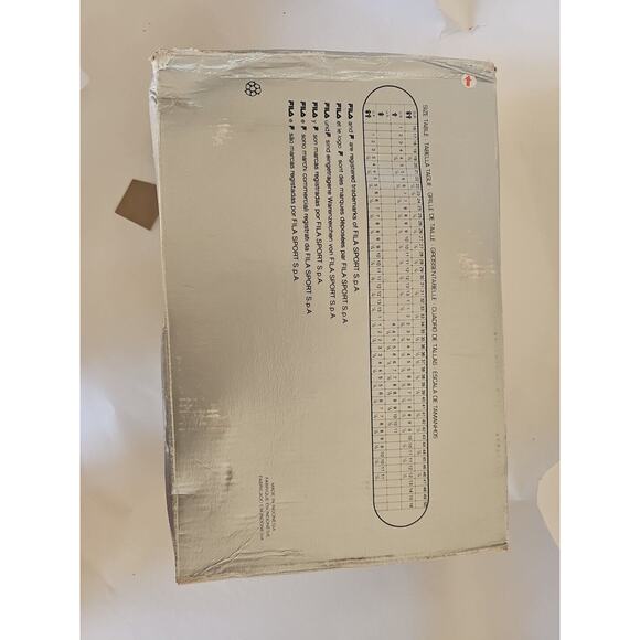 Vtg Fila M'S Disruptor 2002 Embroider White/ Blk/ Royal 7,5 - Picture 16 of 16